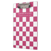 Minimaal modern vierkant klembord (Links)