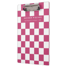 Minimaal modern vierkant klembord