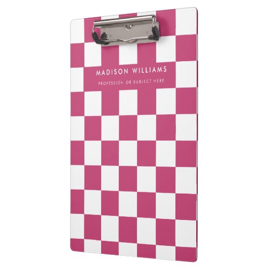 Minimaal modern vierkant klembord (Links)