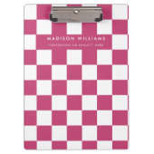 Minimaal modern vierkant klembord (Voorkant)