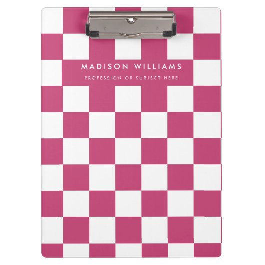 Minimaal modern vierkant klembord (Voorkant)