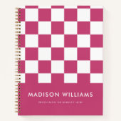 Minimaal modern vierkant Notitieboek (Voorkant)