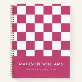 Minimaal modern vierkant Notitieboek