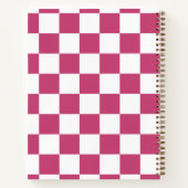 Minimaal modern vierkant Notitieboek (Achterkant)