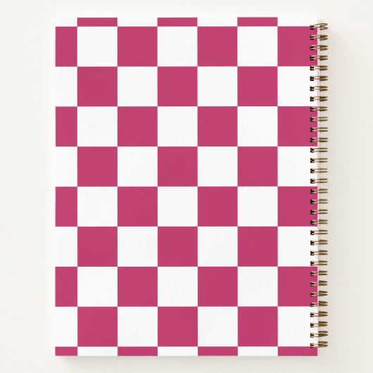 Minimaal modern vierkant Notitieboek (Achterkant)