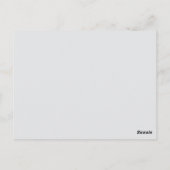 Minimaal Modern Vrolijk Kerstfeest Briefkaart (Achterkant)