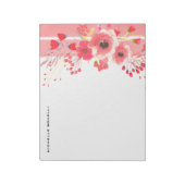 Minimaal Moderne Floral Notitieblok (Linkerzijde)