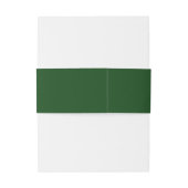 Minimaal, Monogram, Handschriftdoopvont, Huwelijk Uitnodigingen Wikkel (Achterkant Voorbeeld)