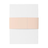 Minimaal, Monogram, Handschriftdoopvont, Huwelijk Uitnodigingen Wikkel (Achterkant Voorbeeld)