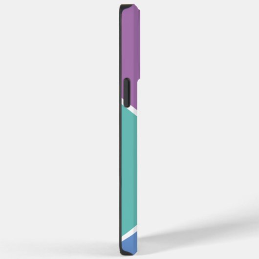 Minimaal Monogram Modern Abstract Blokken Kleurrij Case-Mate iPhone Case (Achterkant / Rechts)