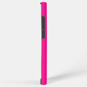 Minimaal Monogram Modern Hot Pink Samsung Galaxy Hoesje (Rechterkant)