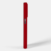 Minimaal monogram rood Case-Mate iPhone case (Achterkant / Rechts)