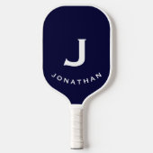 Minimaal monogram van de zeemacht pickleball paddle (Voorkant)