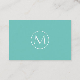 Minimaal Monogramm Visitenkarte Visitekaartje