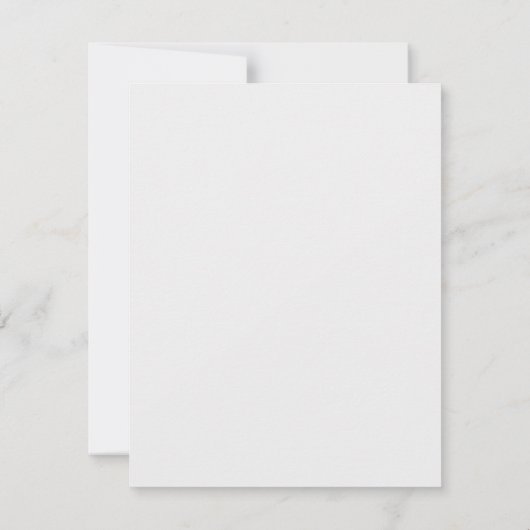 Minimaal monogramma van de posterijen van persoonl bedankkaart (Achterkant)