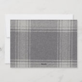 Minimaal Moose Antler | Vrolijke Kerstfoto Feestdagenkaart (Achterkant)