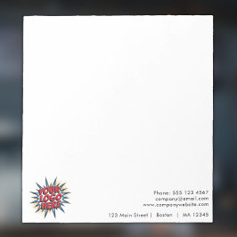 Minimaal Notitieblok voor het uploaden van zakelij