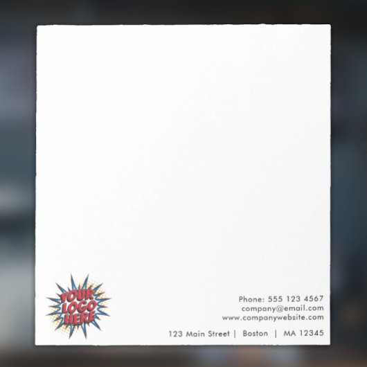 Minimaal Notitieblok voor het uploaden van zakelij