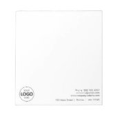 Minimaal Notitieblok voor het uploaden van zakelij (Voorkant)