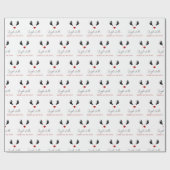 Minimaal nuchter helemaal, soberheid Kerstmis Cadeaupapier (Vlak)