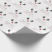 Minimaal nuchter helemaal, soberheid Kerstmis Cadeaupapier (Hoek)