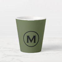 Minimaal olive Green Classic Monogram