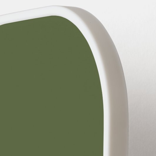 Minimaal olive Green Classic Monogram Pickleball Paddle (Links Detail)