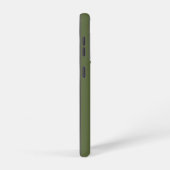 Minimaal olive Green Classic Monogram Samsung Galaxy Hoesje (Rechterkant)