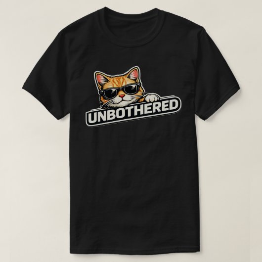 Minimaal Ongestoorde Kattenstemming Design T-shirt (Design voorkant)