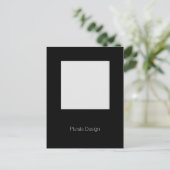 Minimaal ontwerp briefkaart foto-Lijst (Staand voorkant)