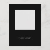 Minimaal ontwerp briefkaart foto-Lijst (Voorkant)