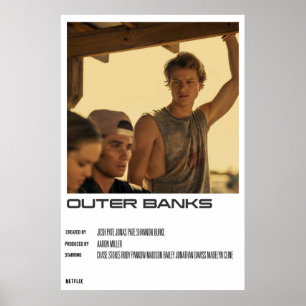 Minimaal ontwerp buitenbanken poster