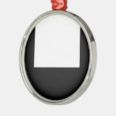 Minimaal ontwerp lijst rondom het ontwerp metalen ornament (Links)