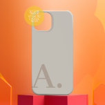 Minimaal ontwerp met gigantisch monogram - Neutral Case-Mate iPhone 14 Pro Hoesje<br><div class="desc">Neutrale kleuren met een modern serif lettertype voor uw monogram of andere tekst. De achtergrondkleur en de tekst kunnen worden veranderd als u op het geavanceerde kleurengebied klikt. Als je kunst nog moet worden aangepast, klik je op Deze knop aanpassen. Dit zal u naar een ontwerpgebied brengen waar u dingen...</div>