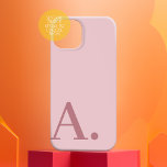 Minimaal ontwerp met groot monogram - Roos roze Case-Mate iPhone 14 Hoesje<br><div class="desc">Neutrale roze en goudkleurige rozen met een modern serif lettertype voor uw monogram of andere tekst. De achtergrondkleur en de tekst kunnen worden veranderd als u op het geavanceerde kleurengebied klikt. Als je kunst nog moet worden aangepast, klik je op Deze knop aanpassen. Dit zal u naar een ontwerpgebied brengen...</div>
