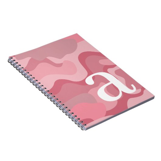 Minimaal Ontwerp met Reusachtige Moderne Monogram Notitieboek (Rechterzijde)