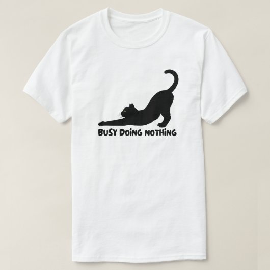 Minimaal ontwerp met zwarte kattenogen t-shirt (Design voorkant)
