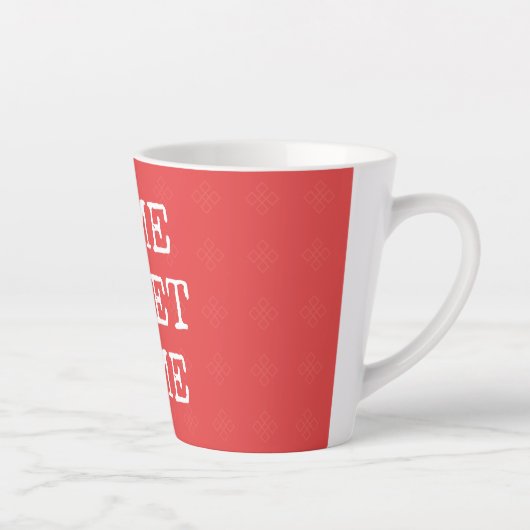 Minimaal ontwerp voor thuis latte mok (Rechts)