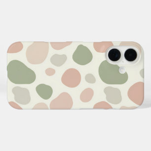 Minimaal Organisch Blobpatroon  iPhone 16 Hoesje