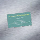 Minimaal orthodontist magnetisch Visitekaartje (Voorbeeld)