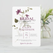 Minimaal Paars vrij Vrijgezellenfeest Kaart (Staand voorkant)