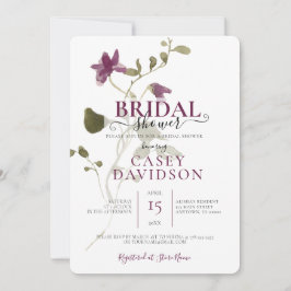 Minimaal Paars vrij Vrijgezellenfeest Kaart