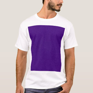 Minimaal Paarse ruistextuur T-shirt – Aanpassen