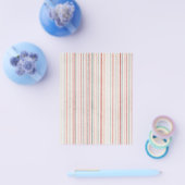 Minimaal Pastel Streeppatroon Flyer (Enkel)
