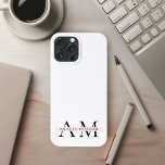 Minimaal pastelroze Initiaal & gepersonaliseerd Case-Mate iPhone Case<br><div class="desc">"Bescherm uw telefoon in stijl met onze Monogram Pink Initiaal gepersonaliseerde telefoonhoes. Deze elegante telefoonhoes heeft een strakke roze achtergrond en een aanpasbaar initiaal, dat een vleugje gepersonaliseerde verfijning aan uw toestel toevoegt. Gemaakt van duurzame materialen, biedt het een uitstekende bescherming tegen krassen, stoten en dagelijkse draag. Perfect om je...</div>