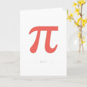 Minimaal Pi-dagsymboolontwerp – Modern wiskundig g Kaart (Gele Bloem)