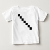 Minimaal Pixel Sword T-shirt (Voorkant)