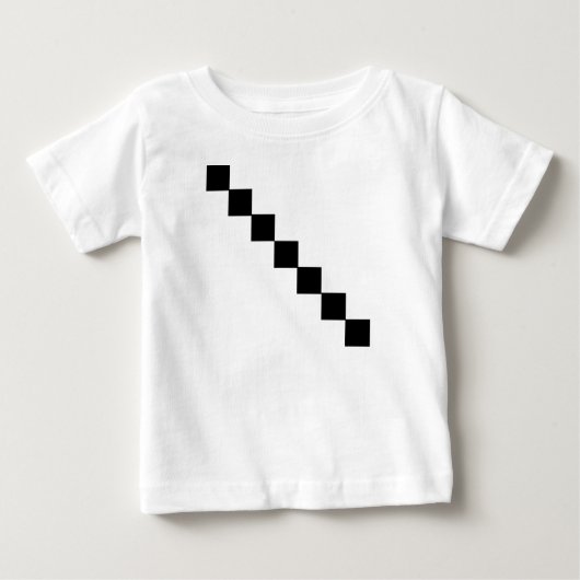 Minimaal Pixel Sword T-shirt (Voorkant)