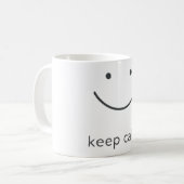 Minimaal Positief Stemming Design Koffiemok (Voorkant links)