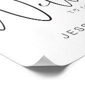 Minimaal Poster voor het welkomstteken voor het br (Hoek)